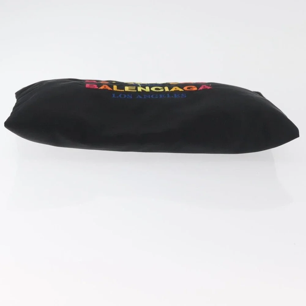 Balenciaga Canvas Clutch Bag Black